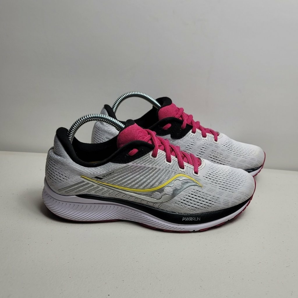 Saucony Guide 14 S10654 Gray Running Race Shoes Sneakers Womens Size 8.5 - Picture 2 of 9
